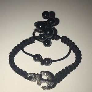 Black Bracelet and ring